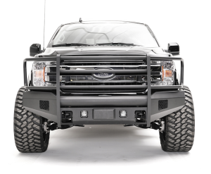 Truck Bumpers - Fab Fours Black Steel Elite - Ford F150 2018-2019