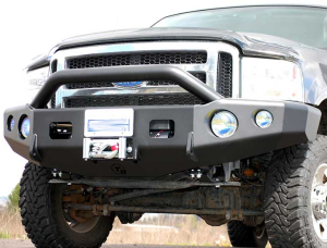 Truck Bumpers - Trail Ready - Ford F250/F350 2004 Pinched End Crash Bar