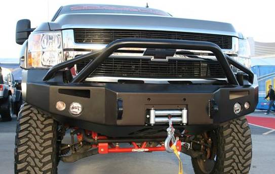 Front Winch Bumper with Pre-Runner Bar - Chevy