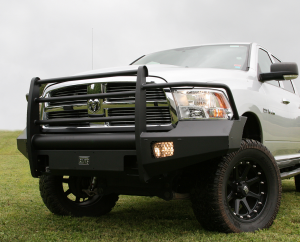 Bumpers by Style - Ranch Style Bumpers - Fab Fours Black Steel Elite