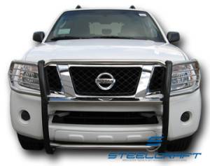Steelcraft Grille Guards - Black - Nissan