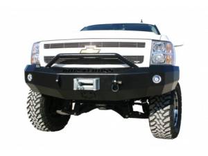 Exterior Accessories - Bumpers - Iron Cross Front Bumper with Push Bar