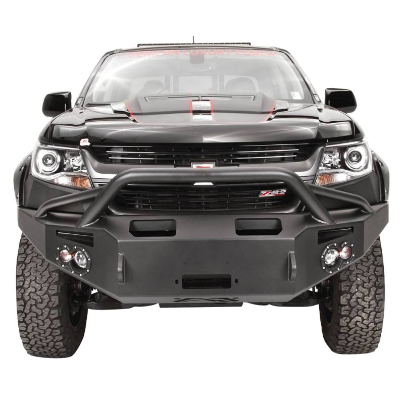Fab Fours CC15-H3352-1 Premium Winch Front Bumper with Pre-Runner Guard ...