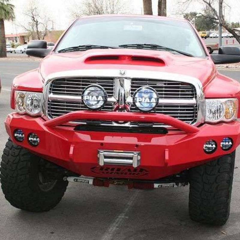 Road Armor 44044B Stealth Winch Front Bumper with Pre-Runner Guard and