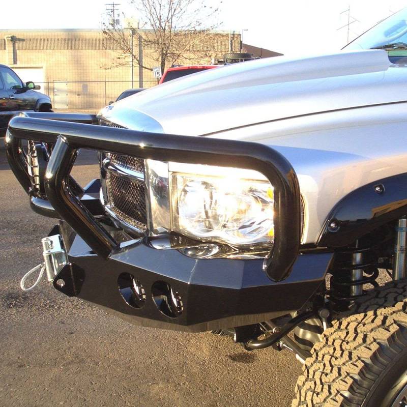 Road Armor 44042B Stealth Winch Front Bumper with Titan II Guard and