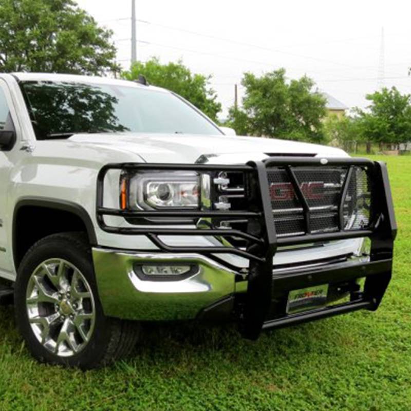 Frontier Gear 200-31-9006 Grille Guard without Sensor for GMC Sierra 1500 2019-2020 New Body Brush Guard For 2020 Gmc Sierra 1500