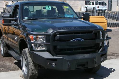 2011 Ford super duty winch bumper #5