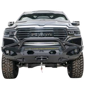 Fab Fours DR19-X4252-1 Matrix Front Bumper with Pre-Runner Guard and ...