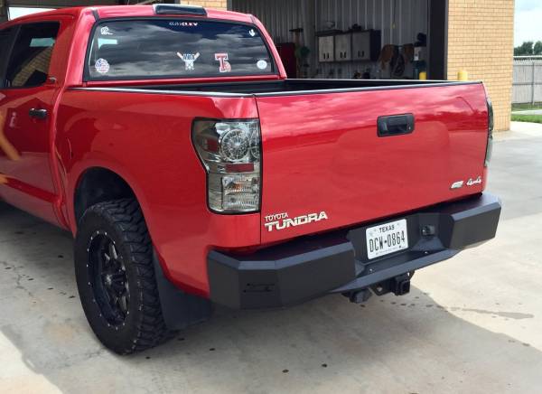 Beautiful Red Tundra with ICI Rear Bumper