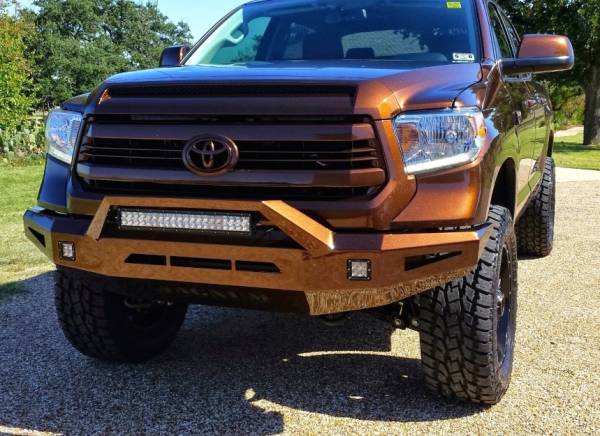 Customer Painted ICI Front Bumper on 2014-2015 Toyota Tundra