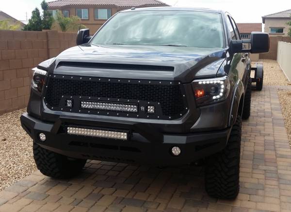 Toyota Tundra with ICI Front Bumper and T-Rex Grille