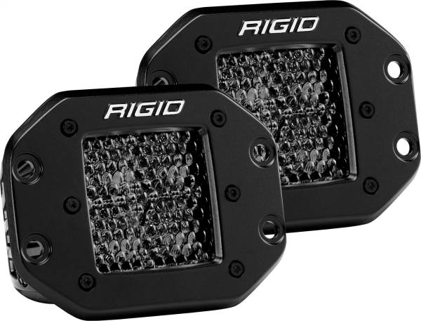 Rigid Industries - Rigid Industries 212513BLK D-Series Pro Spot Diffused Midnight Edition Light