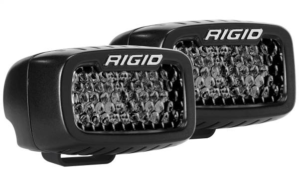 Rigid Industries - Rigid Industries 902513BLK SR-M Series Pro Spot Diffused Midnight Edition Light
