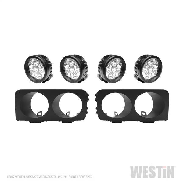 Westin - Westin 58-9905 Outlaw/Pro-Mod Bumper Light Kit Round