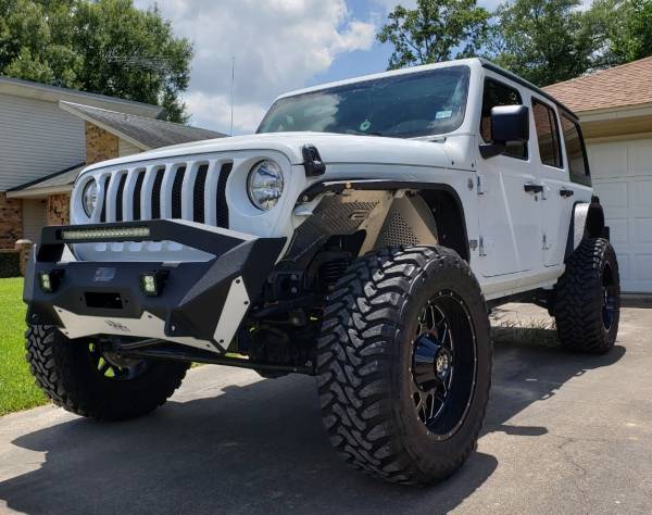 Hammerhead Bumpers - Hammerhead 600-56-0774 Ravager Winch Front Bumper with Stubby Bar Jeep Gladiator JT 2020-2024