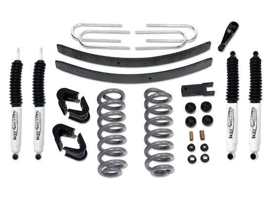 Tuff Country - 1973-1979 Ford F150 4x4 - 4" Lift Kit by (fits models with 3" wide Rear springs) Tuff Country - 24712K