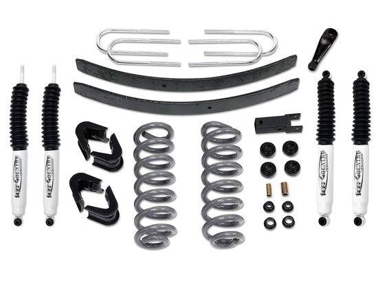 Tuff Country - 1973-1979 Ford F150 4x4 - 4" Lift Kit by (fits modesl with 2.5" wide Rear springs) Tuff Country - 24713K