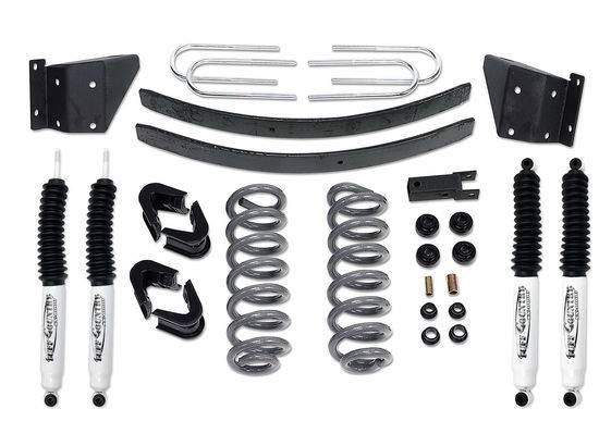 Tuff Country - 1973-1979 Ford F150 4x4 - 4" Performance Lift Kit by (fits modesl with 3" wide Rear springs) Tuff Country - 24710K
