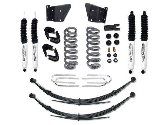 Tuff Country - 1978-1979 Ford Bronco 4x4 - 4" Performance Lift Kit with Rear Leaf Springs by Tuff Country - 24717K