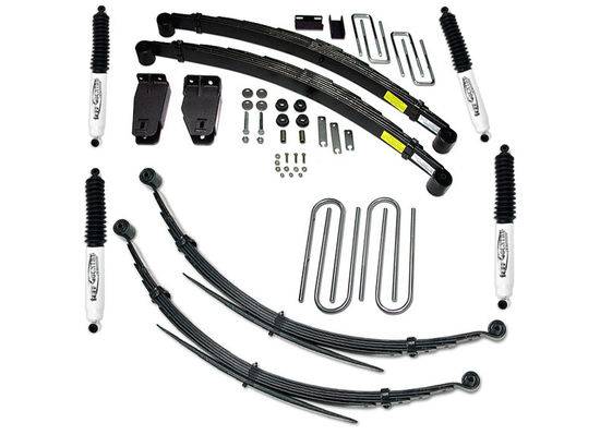 Tuff Country - 1988-1996 Ford F250 4x4 - 4" Lift Kit with Rear Leaf Springs by (fits models with 351 engine) Tuff Country - 24829K