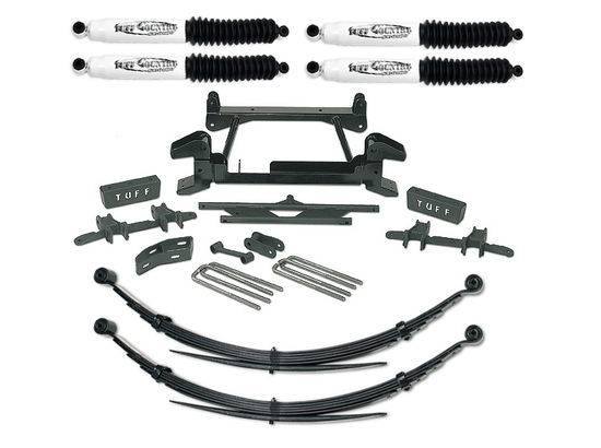 Tuff Country - 1988-1998 Chevy Truck K1500 4x4 - 6" Lift Kit with Rear Leaf Springs by Tuff Country - 16812K