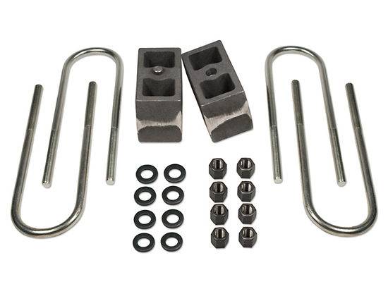 Tuff Country - 1999-2016 Ford F250 4wd (with factory overloads) - 5.5" Rear Block & U-Bolt Kit - Non-Tapered Tuff Country - 97064