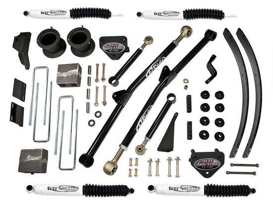 Tuff Country - 2000-2001 Dodge Ram 1500 4x4 - 4.5" Long Arm Lift Kit with SX8000 Shocks by Tuff Country - 35917KN