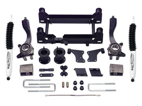 Tuff Country - 2005-2006 Toyota Tundra 4x4 & 2wd - 5" Lift Kit with steering knuckles & SX8000 Shocks by Tuff Country - 55907KN
