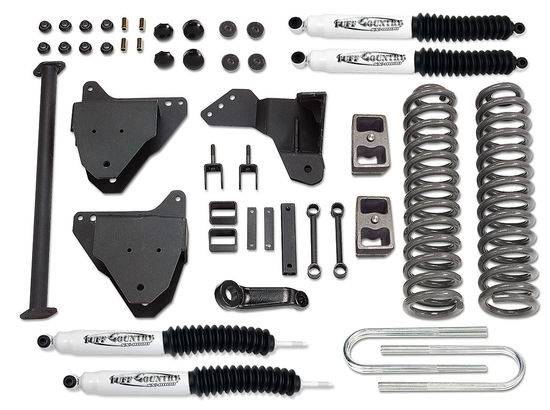 Tuff Country - Tuff Country 24974 5" Lift Kit with Replacement Radius Arm Drop Brackets Ford F-250/F-350 Super Duty 2005-2007
