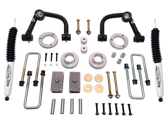 Tuff Country - 2005-2023 Toyota Tacoma 4x4 & 2wd PreRunner - 4" Uni-Ball Lift Kit with SX800 Shocks by Tuff Country - 54910KN