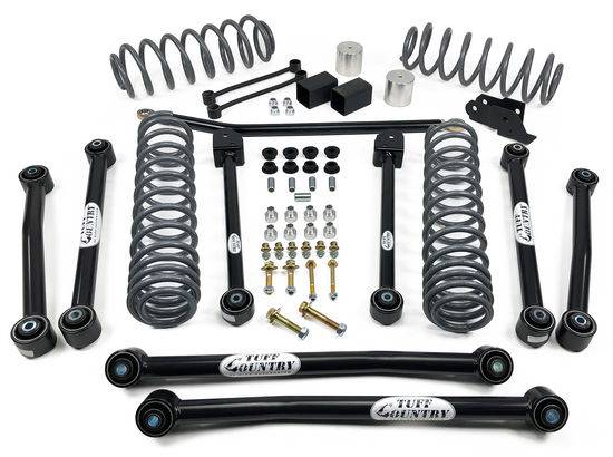 Tuff Country - 2018-2022 Jeep Wrangler JLU (4 door models only) - 4" Lift Kit EZ-Flex by Tuff Country - 44105
