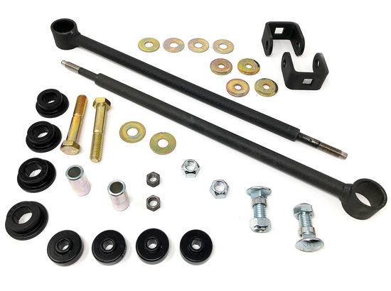 Tuff Country - Tuff Country 10957 6" Front Sway Bar End Link Kit Chevy and GMC Silverado/Sierra 2500HD/3500 2011-2019