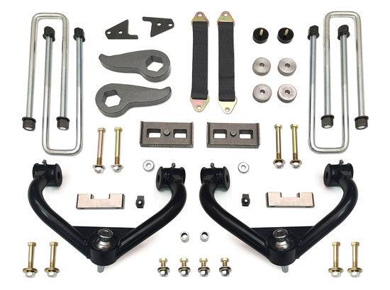 Tuff Country - 2011-2019 Chevy Silverado and GMC Sierra 2500HD/3500 4x4 & 2wd - 3.5" Uni-Ball Lift Kit by (includes Dually models) Tuff Country - 13086