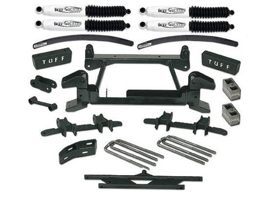 Tuff Country - 1992-1998 Chevy Suburban 2500 (8lug) 4x4 - 6" Lift Kit by (fits models with stamped lower control arms) Tuff Country - 16854