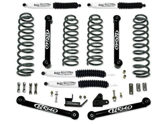 Tuff Country - 1992-1998 Jeep Grand Cherokee - 3.5" Lift Kit EZ-Ride by Tuff Country - 43900