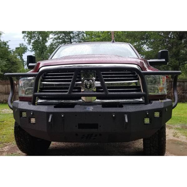 Hammerhead Bumpers - Hammerhead 600-56-0433 X-Series Winch Front Bumper with Full Brush Guard and Sensor Holes for Dodge Ram 2500/3500/4500/5500 2010-2018