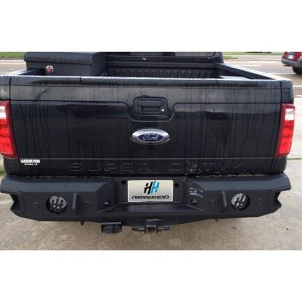 Hammerhead Bumpers - Hammerhead 600-56-0297 Rear Bumper with Sensor Holes for Ford Excursion 2000-2005