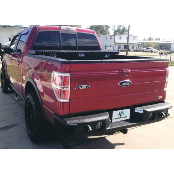 Hammerhead Bumpers - Hammerhead 600-56-0180 Rear Bumper with Sensor Holes for Ford F150 EcoBoost 2006-2014