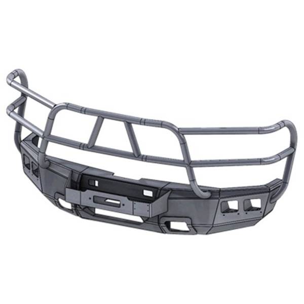 Hammerhead Bumpers - Hammerhead 600-56-0317 X-Series Winch Front Bumper with Full Brush Guard and Square Light Holes for Ford F150 EcoBoost 2011-2014