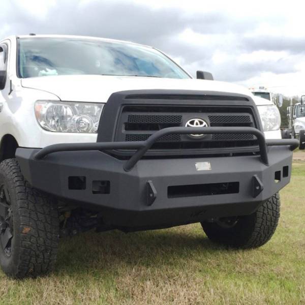 Hammerhead Bumpers - Hammerhead 600-56-0439 Low Profile Front Bumper with Pre-Runner Guard and Square Light Holes for Toyota Tundra 2007-2013