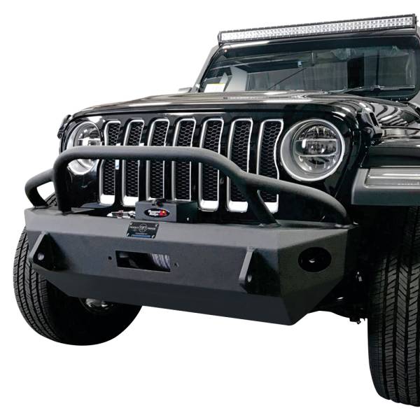 Hammerhead Bumpers - Hammerhead 600-56-0761 Winch Front Bumper with Stubby Pre-Runner Jeep Gladiator JT 2020-2022