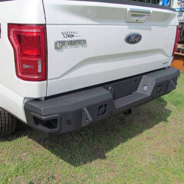 Hammerhead Bumpers - Hammerhead 600-56-0329 Rear Bumper with Sensor Holes for Ford F150 EcoBoost 2015-2020