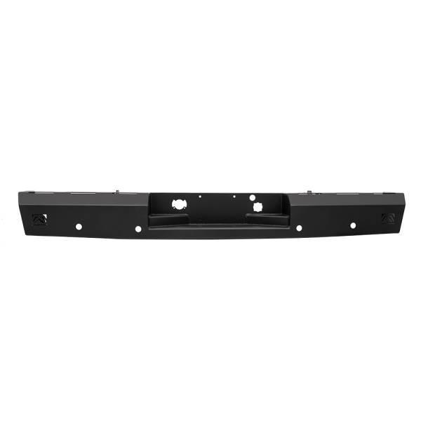 Fab Fours - Fab Fours DR10-RT2950-1 Red Steel Rear Bumper for Dodge Ram 1500 2013-2018
