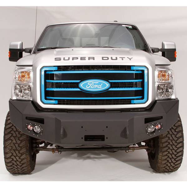 Fab Fours - Fab Fours FS11-A2551-1 Winch Front Bumper with Sensor Holes for Ford F250/F350 2011-2016
