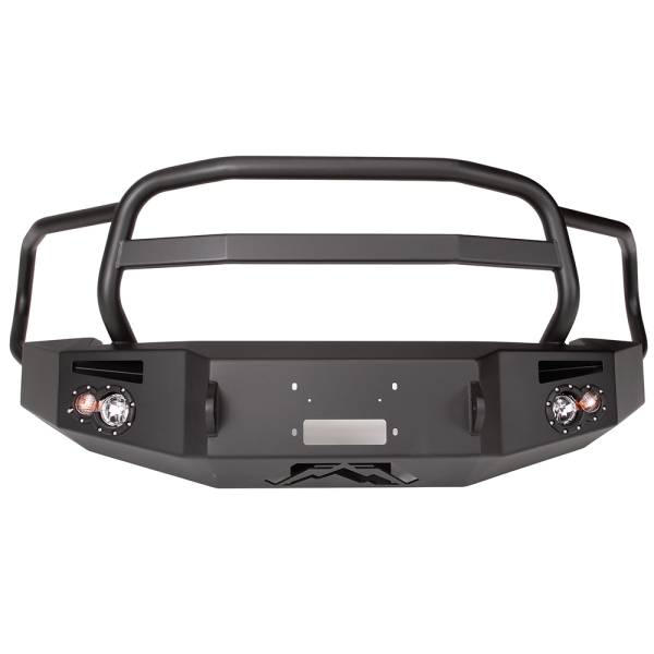 Fab Fours - Fab Fours DR13-H2950-1 Winch Front Bumper with Full Guard for Dodge Ram 1500 2013-2018