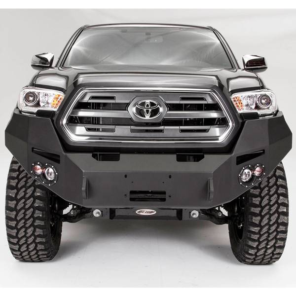 Fab Fours - Fab Fours TT16-B3651-1 Winch Front Bumper for Toyota Tacoma 2016-2023