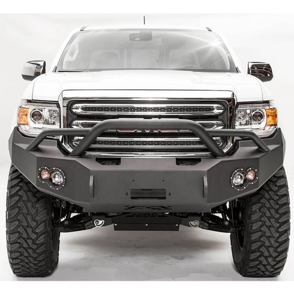 Fab Fours - Fab Fours GC15-H3452-1 Winch Front Bumper with Pre-Runner Guard for GMC Canyon 2015-2020