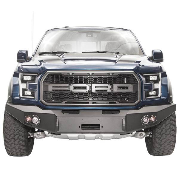 Fab Fours - Fab Fours FF17-H4351-1 Winch Front Bumper for Ford Raptor 2017-2020