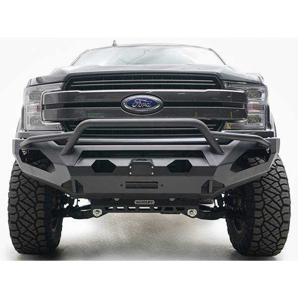 Fab Fours - Fab Fours FF18-X4552-1 Matrix Front Bumper with Pre-Runner Guard for Ford F150 2018-2020