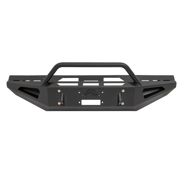 Fab Fours - Fab Fours DR06-RS1162-1 Red Steel Front Bumper with Pre-Runner Guard for Dodge Ram 2500/3500/4500/5500 2006-2009
